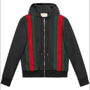 Gucci Technical Jersey Bomber Jacket